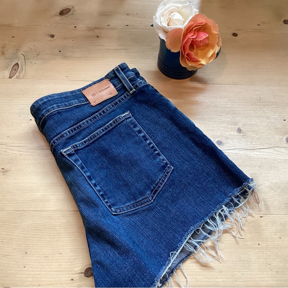 AG Adriano Goldschmied-Denim Hailey Cut-Off Ex-Boyfriend Shorts 32 NWT Women